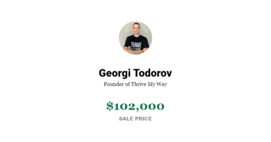 Sold His Site For $102,000 After 2 Years